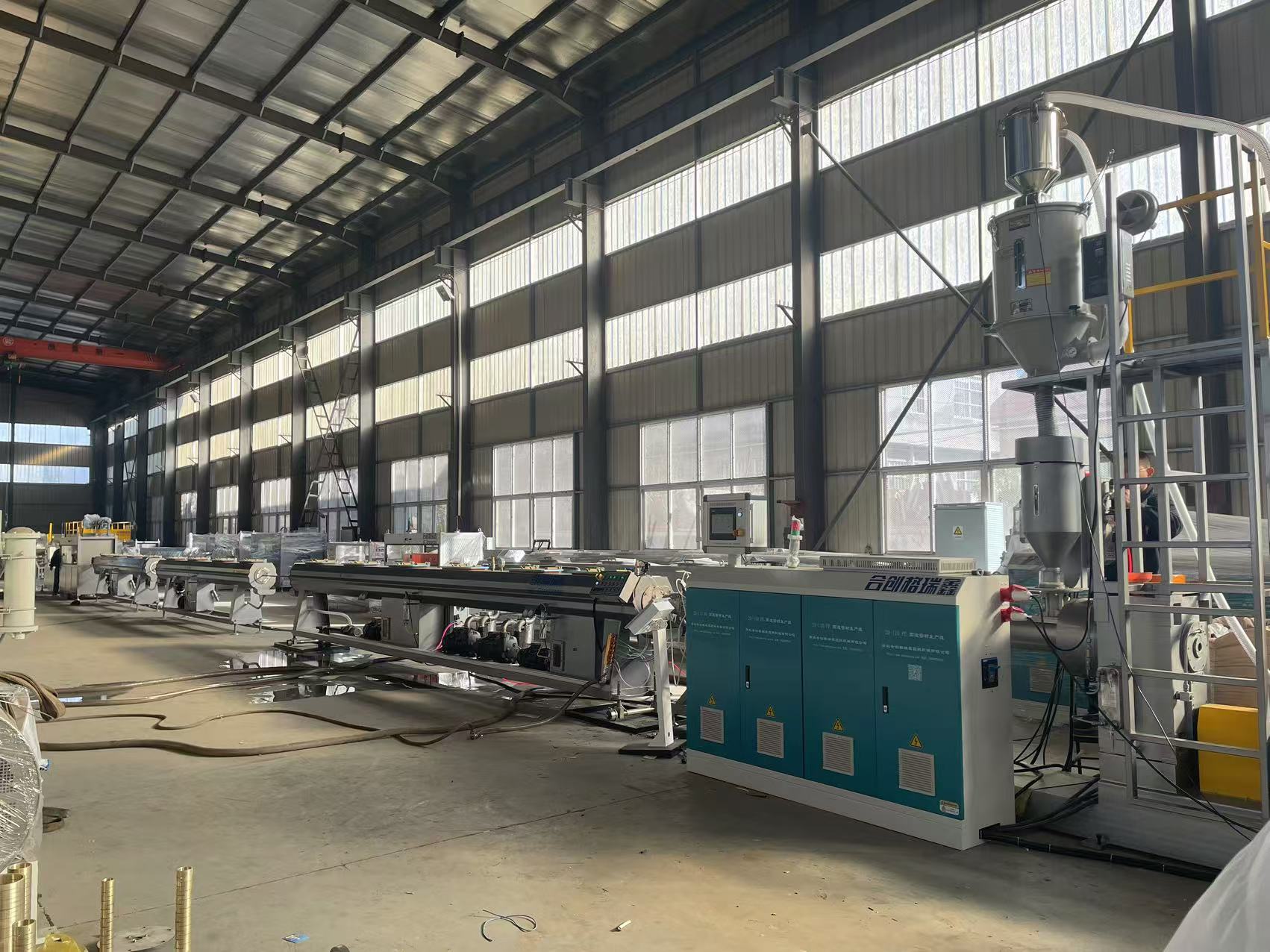 20-110mm HDPE Pipe Machine testade framgångsrikt