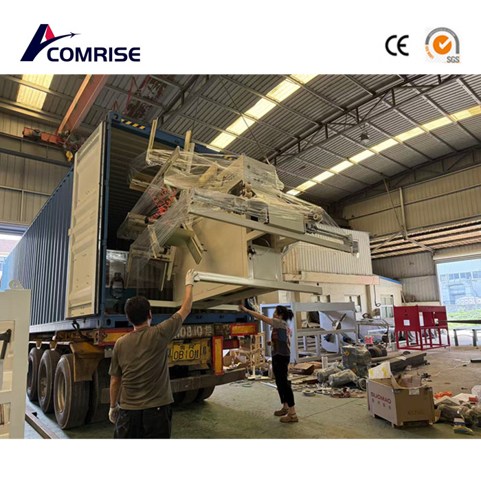 Korrugerade rörmaskiner med enkel vägg och PE -rörmaskiner skickas till Kazakstan