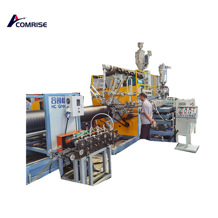 Avlopp och dräneringsfast väggspiral Winding HDPE Pipe Machine